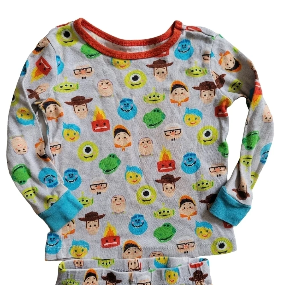 Disney Baby 18-24 Months Pixar Character Pajama Long Sleeve Pants Set